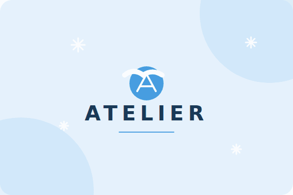 Example merchant logo transformed for winter, Easter, summer, autumn and Christmas